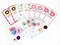 Tiny Mills 36 PACK Donuts Cards with Donuts Stampers for Valentine's Day Classroom Exchange Birthday Party Favor Prizes Valentine's Day